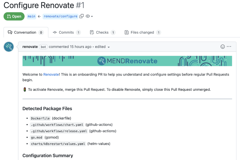 Onboarding PR from Renovate