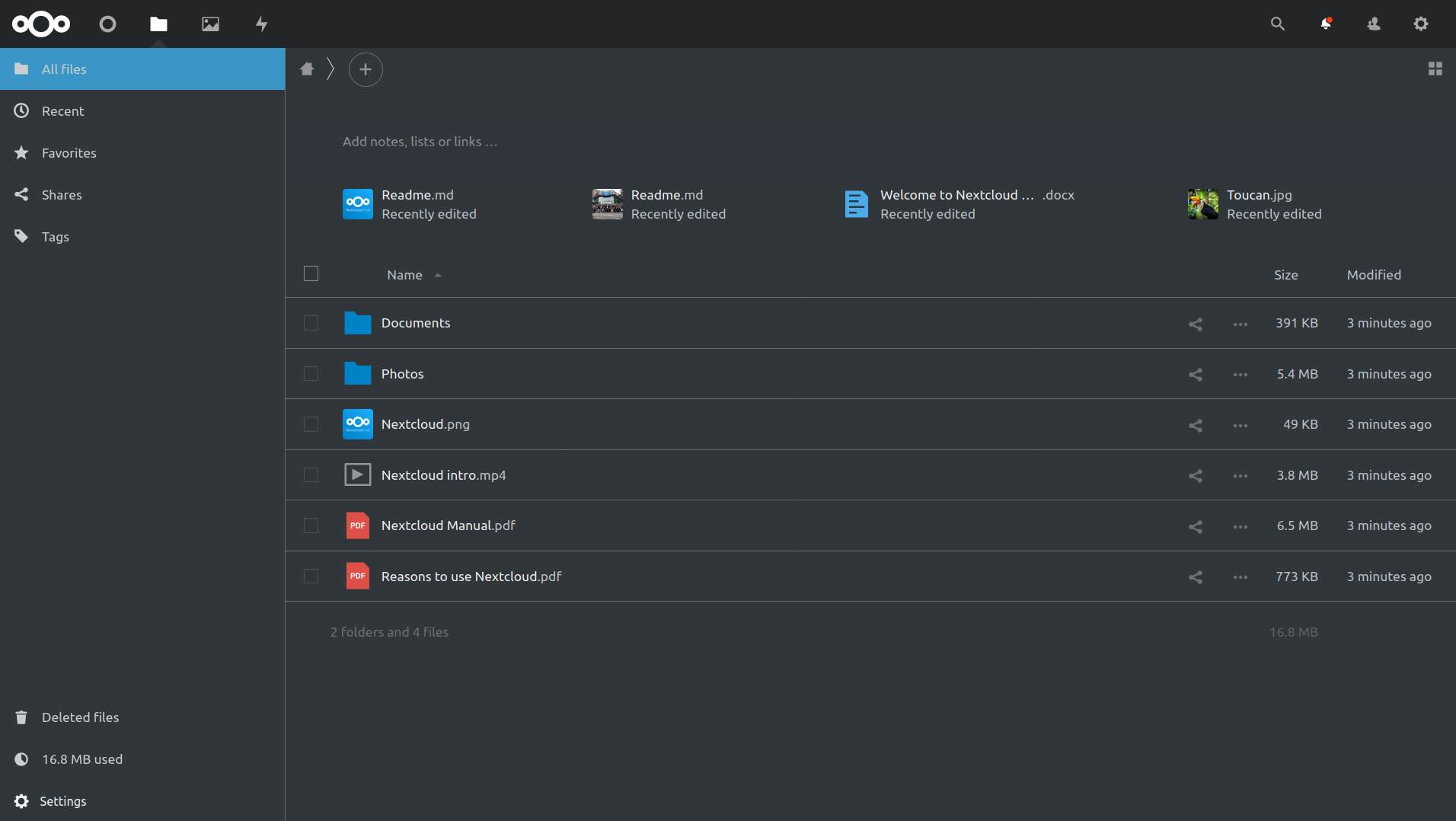 screenshot of theme