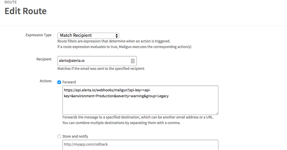 Mailgun Webhooks